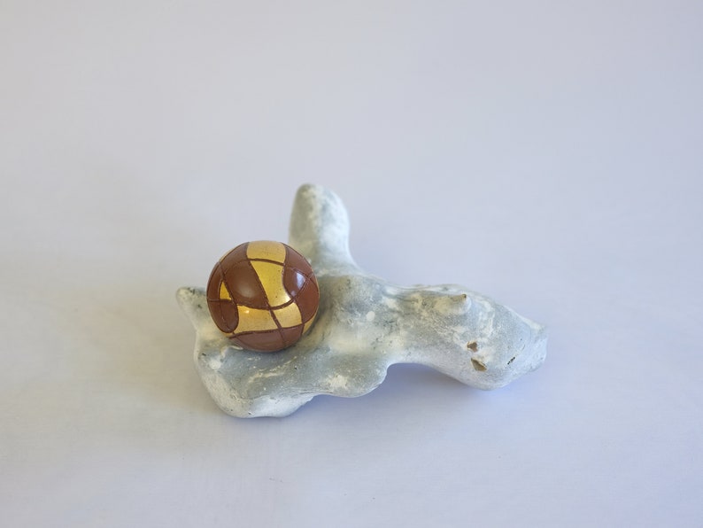 Plastic, Sculpture, rattle ball on Flint image 6