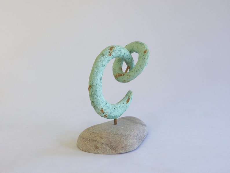 Sculpture, abstract ceramic figurine image 4