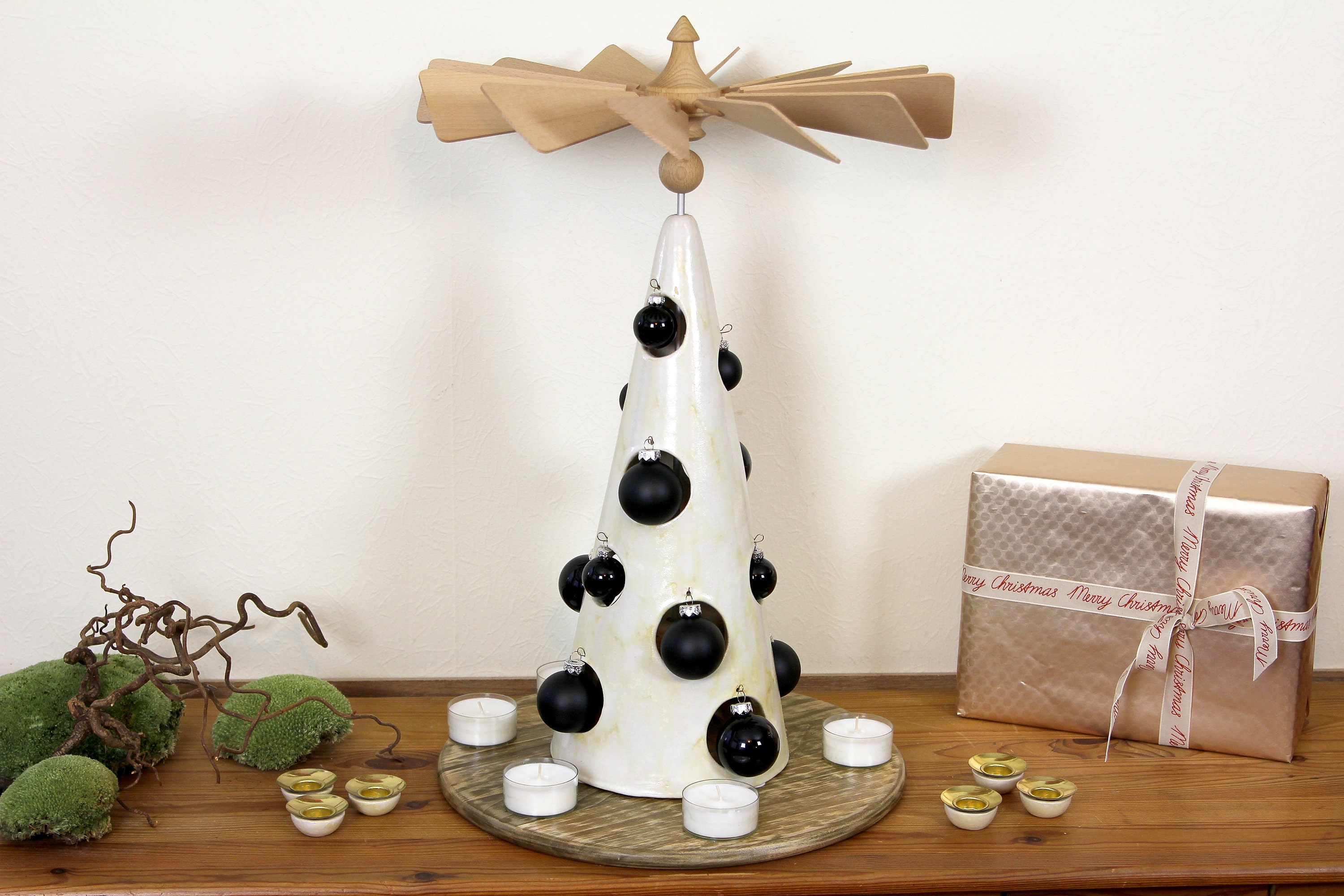 Pyramid Christmas pyramid Christmas tree handmade single Etsy