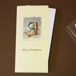 Carte de Noël, carte de voeux "Kalle Bruchpilot"
