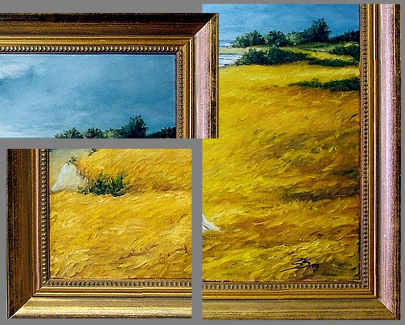 La pittura a olio A prua a Rügen immagine 4