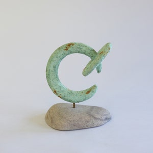 Sculpture, abstract ceramic figurine image 5