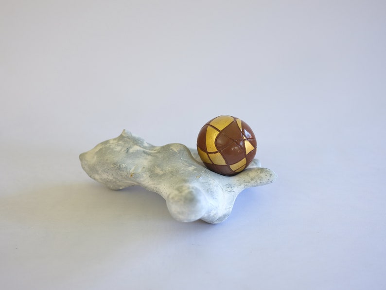 Plastic, Sculpture, rattle ball on Flint image 4