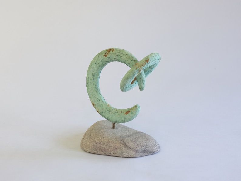 Sculpture, abstract ceramic figurine image 1