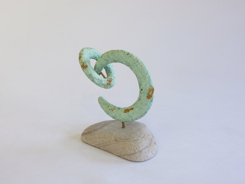 Sculpture, abstract ceramic figurine image 6