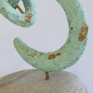 Sculpture, abstract ceramic figurine image 8