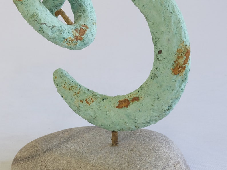 Sculpture, abstract ceramic figurine image 8