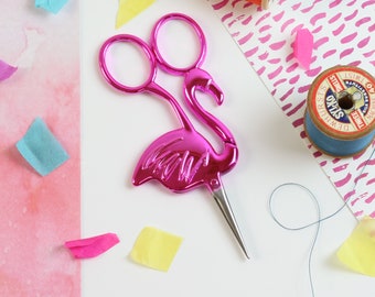 Flamingo Embroidery Scissors - Small Embroidery Scissors - Sewing Scissors - Sharp Scissors - Cute Scissors - Sewing Kit