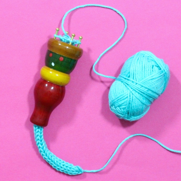 French Knitting Dolly - French Knitting - Children's Crafts - Knitting Tool - Craft Tool - Braiding - Yarn Crafts