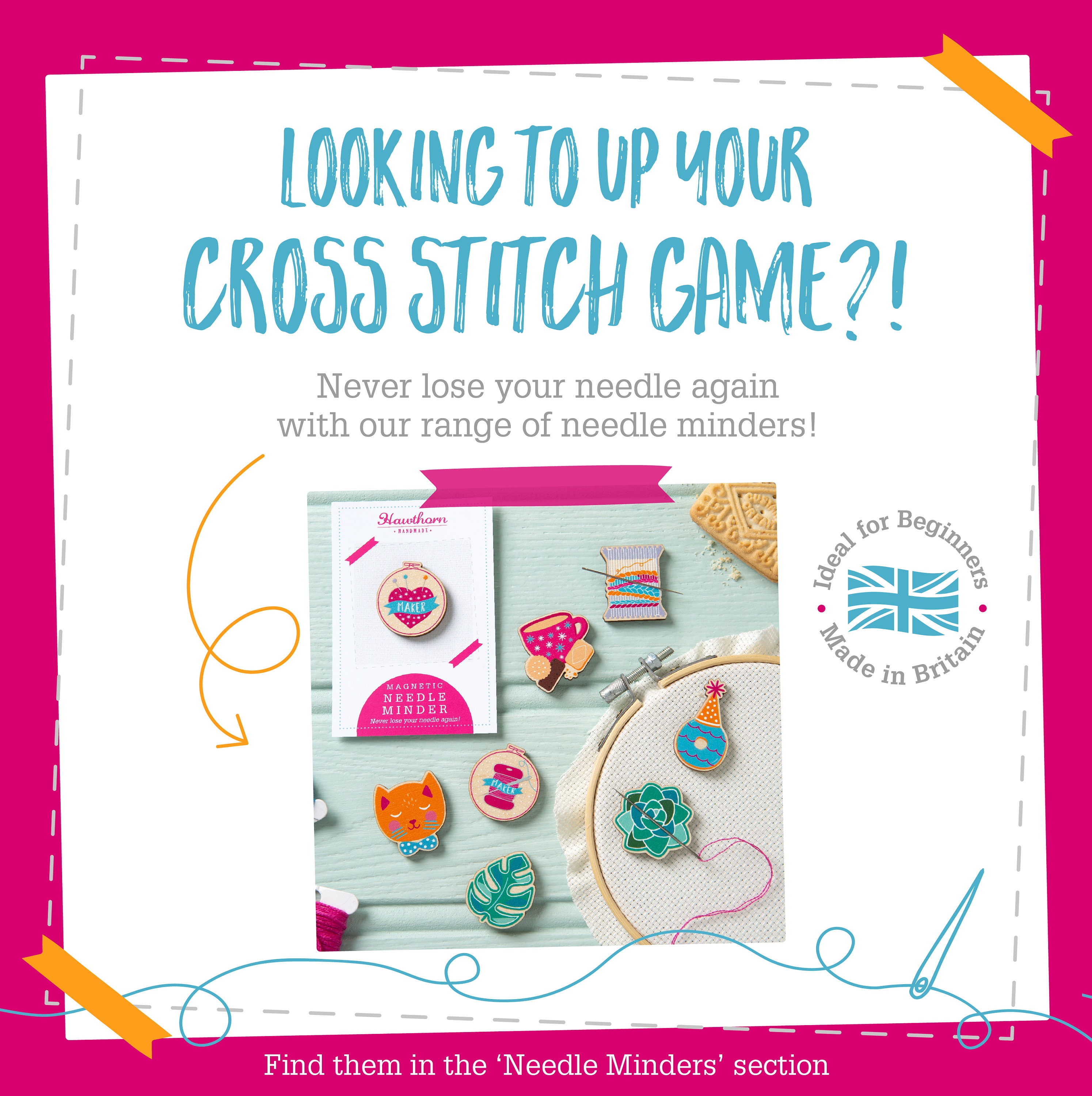 Flamingo Cross Stitch Kit - For Beginners Craft Easy Pattern Bird Flamingos  - Yahoo Shopping