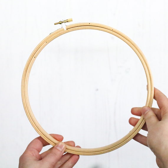 12 Inch Wooden Embroidery Hoop. Embroidery Frame. Cross Stitch Hoop 