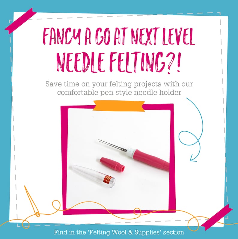 Dachshund Needle Felting Kit Sausage Dog Felting Kit Felting for Beginners Easy Needle Felting Learn Felting Dog Needle Felting image 8