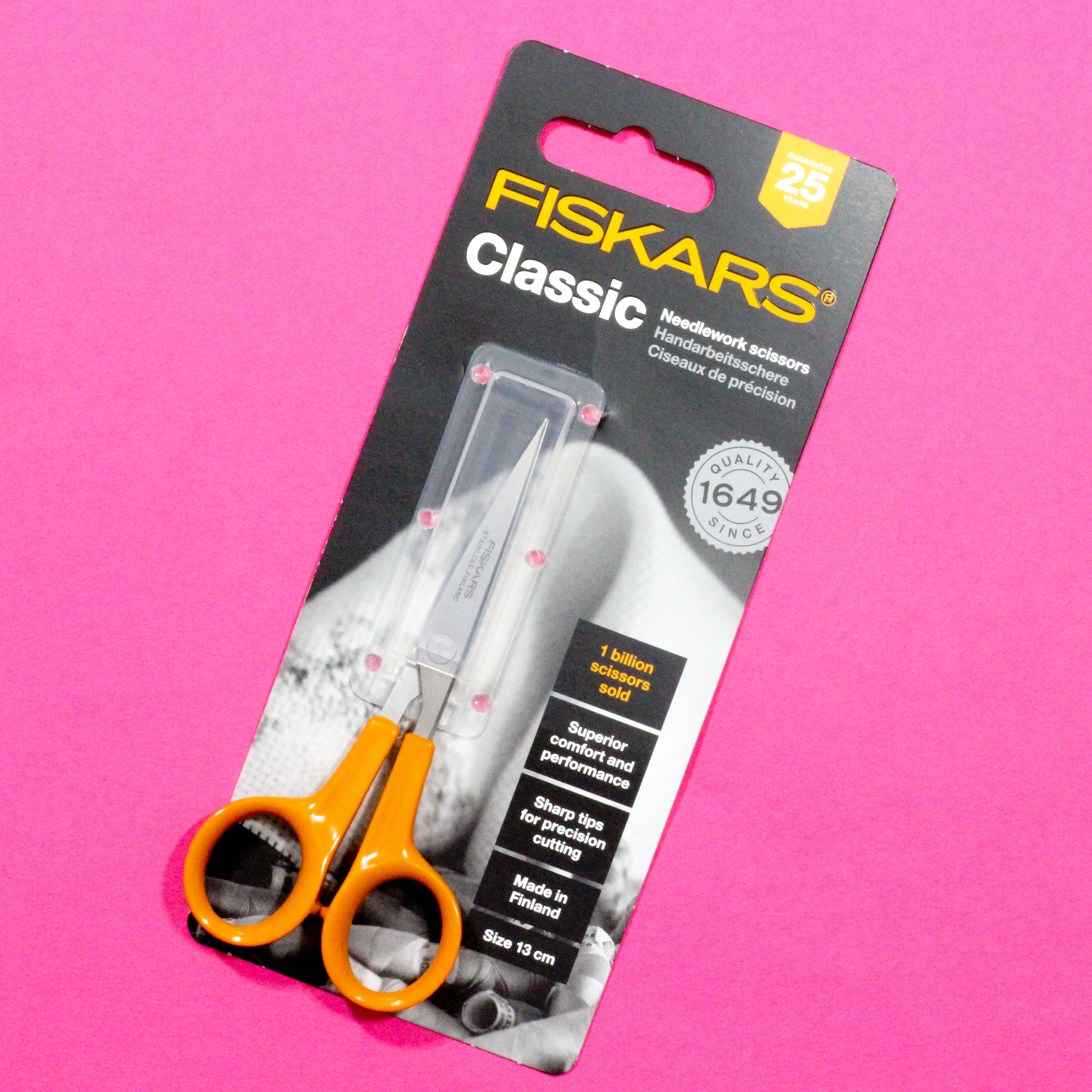 Created with Fiskars 8in Scissors Sew Bold - Fiskars