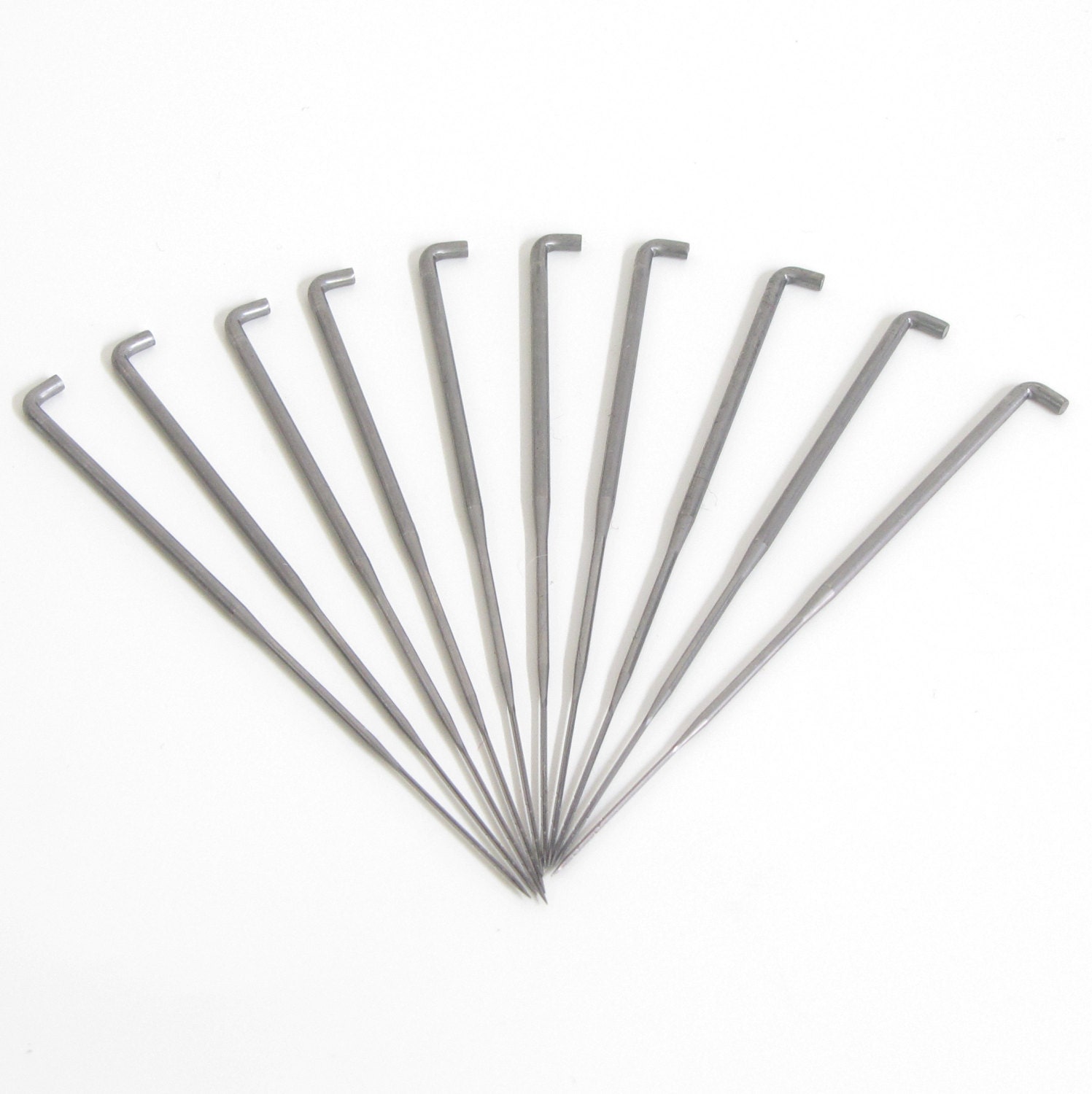 Fork Mix felting needles. Includes 38g, 40g, and 42g Fork needles. Choose  from 3, 6, 12, 24 or 48 needle packs.