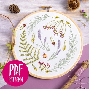 Wildwood PDF Embroidery Pattern - Instant Download