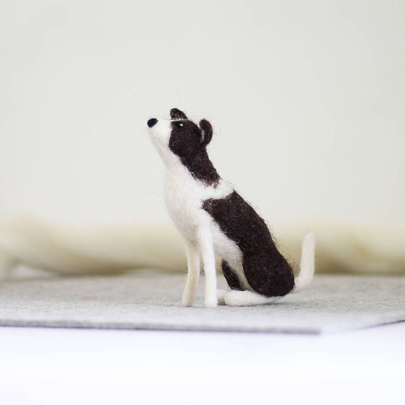 Border Collie Needle Felting Kit Craft Kit for Beginners Etsy