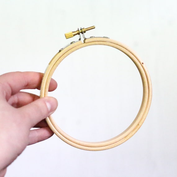 Wooden Embroidery Hoop 4 Small Embroidery Hoop Solid Wooden Hoop Embroidery  Ring Hoop for Embroidery Cross Stitch Hoop Frame 