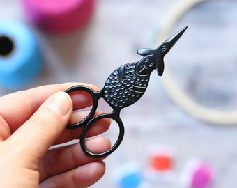 Black Sheep Embroidery Scissors  - Gift for Crafter - Sewing Tool - Stitching Gift - Cute Lamb