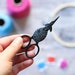 Black Sheep Embroidery Scissors - Small Embroidery Scissors - Sewing Scissors - Sharp Scissors - Cute Scissors - Sewing Kit 