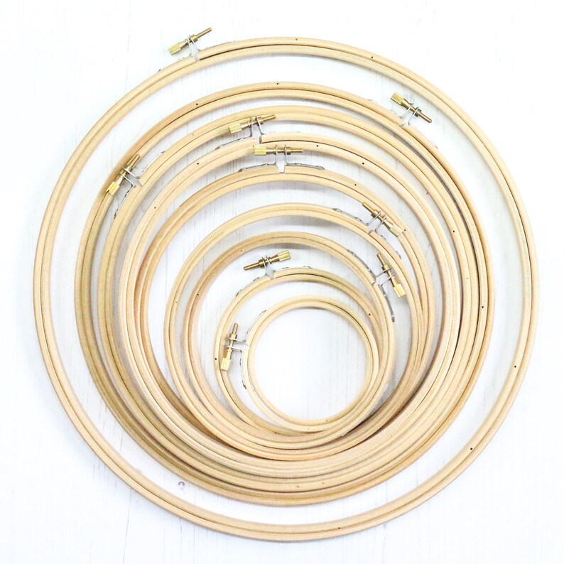Wooden Embroidery Hoop 10 Large Embroidery Hoop Etsy UK