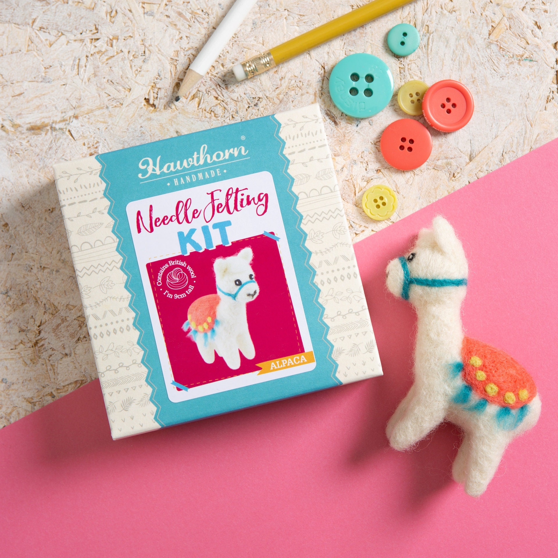 Alpaca Needle Felting Kit Mini Needle Felting Kit Felting Etsy UK