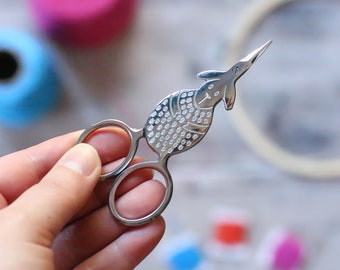 Silver Sheep Embroidery Scissors - Small Embroidery Scissors - Sewing Scissors - Sharp Scissors - Cute Scissors - Sewing Kit