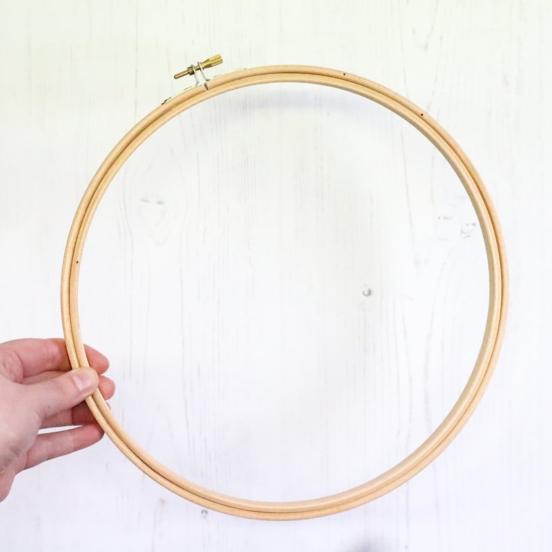 Wooden Embroidery Hoop 10 Large Embroidery Hoop Etsy UK