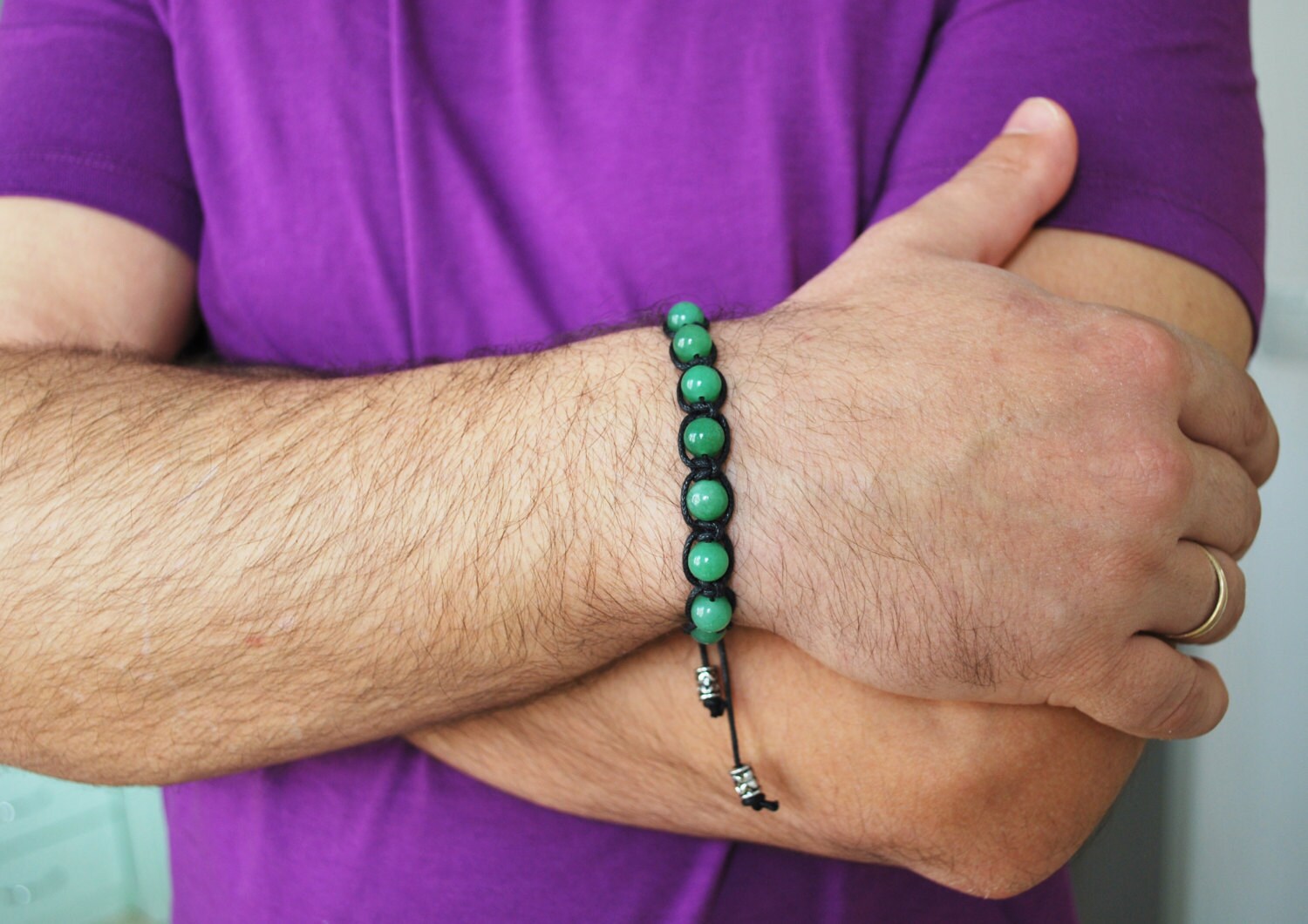Mens Bracelet Aventurine Bracelet Healing Bracelet Etsy