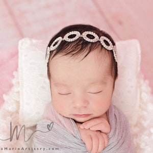 Rhinestone Baby Headband, Rhinestone Headband, Rhinestone birthday Headband, Rhinestone Flower Girl Headband, Bridal Headband, baby headband