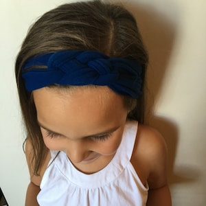 Navy headband,Navy Sailor Knotted Headband, Navy Knotted Headband, Knotted Headband, Fabric Knotted Headband, navy Baby headband