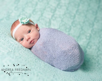 Mint Headband, Green Headband, Mint Birthday Headband, Mint Flower Girl Headband, mint Flower Headband, mint newborn Headband, newborn props