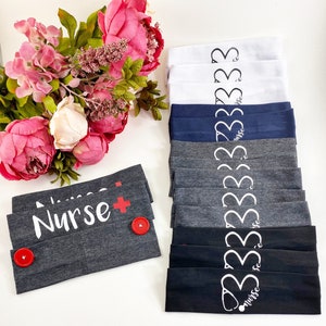 Nurse Headband, Headband for nurses, personalized headband, medical headband, doctor headbands, custom nurse headband
