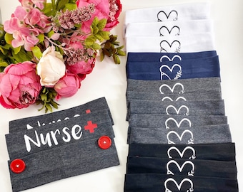 Nurse Headband, Headband for nurses, personalized headband, medical headband, doctor headbands, custom nurse headband