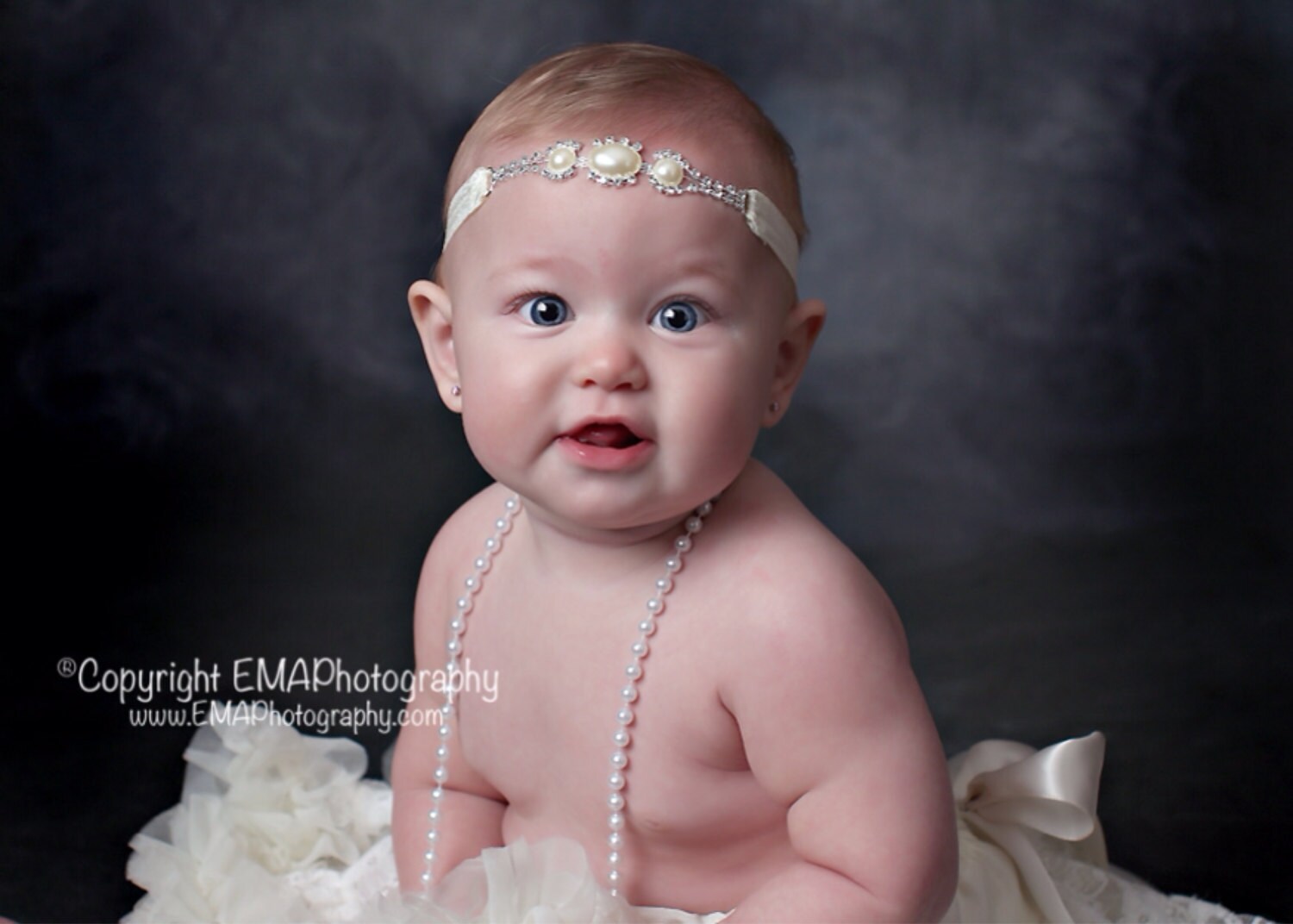 Pearl Baby Headband Flower Girl Headband Pearl Headband Etsy