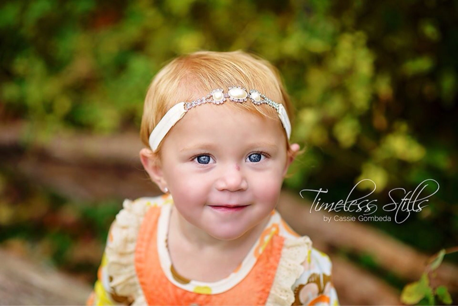 Pearl Baby Headband Flower Girl Headband Pearl Headband Etsy