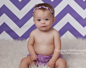 Purple Braided Headband, Lavender headband, Silver Headband, Boho Headband, Braided Headband, Flower girl Headband, Purple Birthday headband