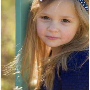 White and Navy Headband, Navy Headband, Polka Dot Headband, White ...
