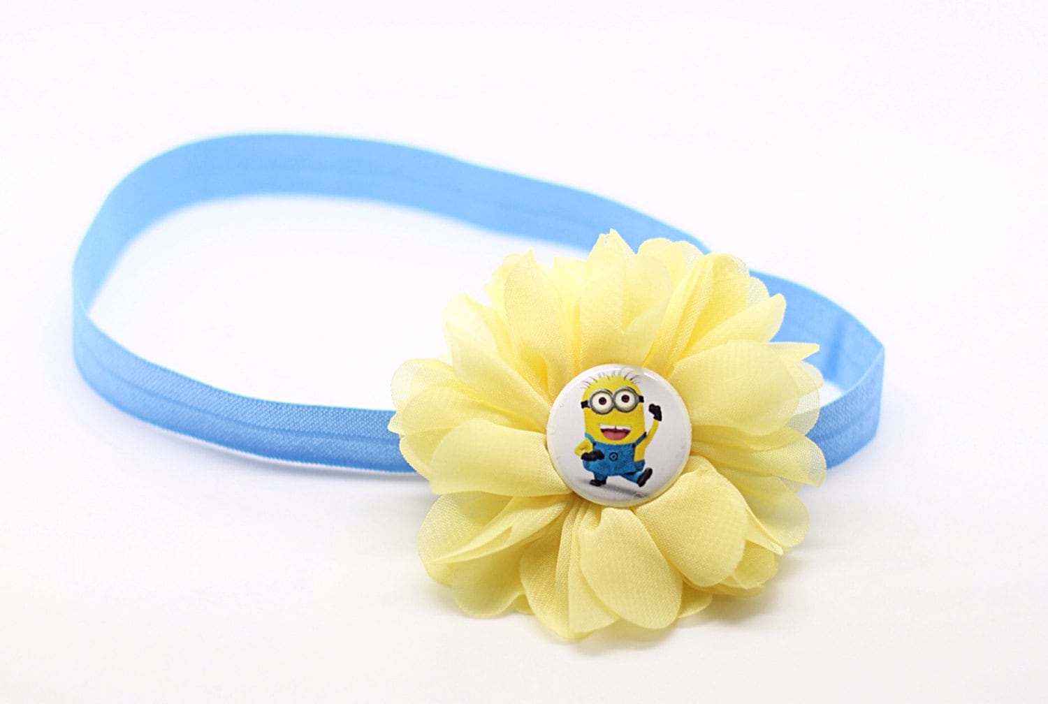 Baby Headband Minion Headband Minion hair clip minion Etsy
