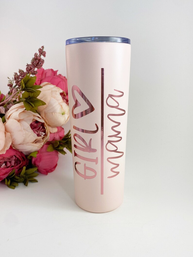 Girl Mama Tumbler Girl Mom Tumbler Personalized Mom Tumbler Etsy