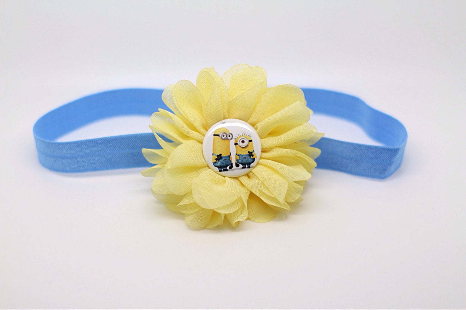 Baby Headband Minion Headband Minion hair clip minion Etsy