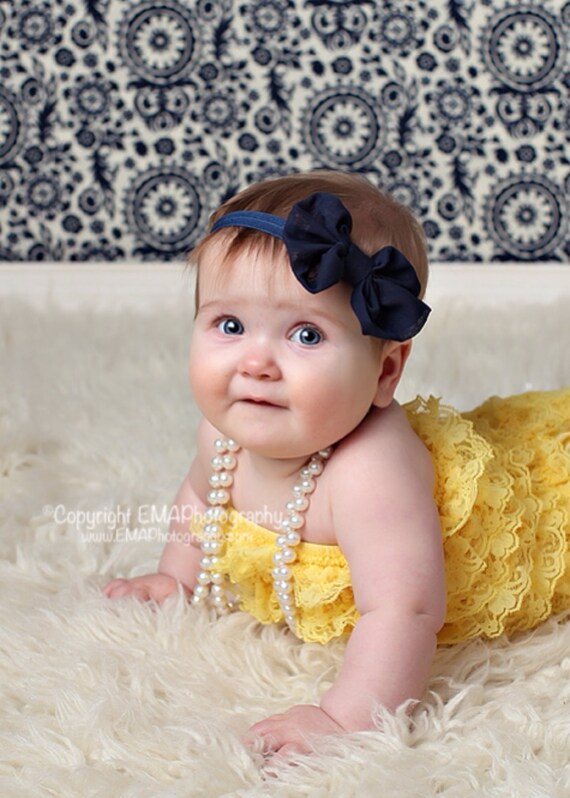 Navy hotsell baby headband