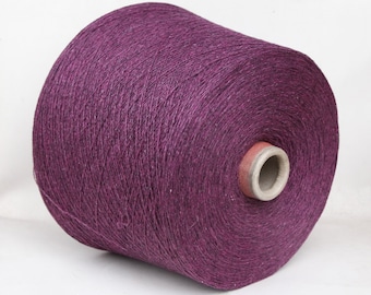 Cashmere / silk yarn on cone, lace weight yarn for knitting, weaving and crochet, per 100g