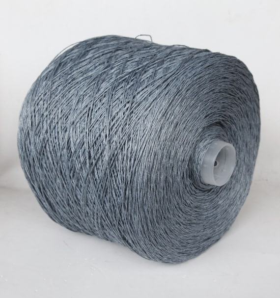 100% linen yarn on cone, italian linen yarn, sport weight yarn for knitting, weaving and crochet, per 100g