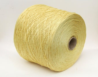 100% mulberry silk yarn on cone, light fingering / sock weight yarn for knitting, weaving and crochet, per 100g