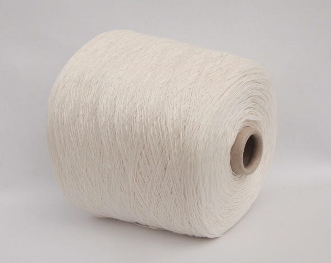 100% linen yarn on cone, fingering/sock weight yarn for knitting, weaving and crochet, per 100g