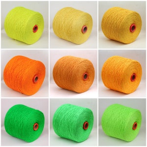 Hilo de seda 100% bourette en cono, seda italiana, hilo de seda de peso de encaje para tejer, tejer y crochet, por 100g