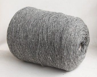 Fil 100 % cachemire sur cône, pur fil de cachemire italien, fil à doigter / chaussette pour tricot, tissage et crochet, par 100 g