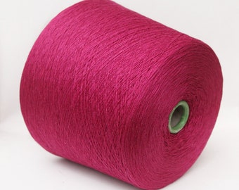 Cashmere / silk yarn on cone, lace weight yarn for knitting, weaving and crochet, per 100g
