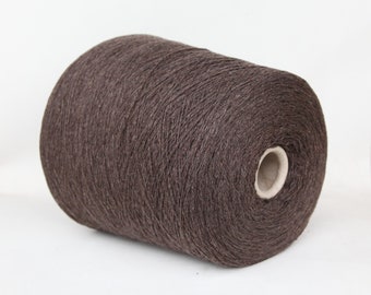 100% cashmere yarn on cone, italian pure cashmere yarn, lace weight yarn for knitting, weaving and crochet, per 100g