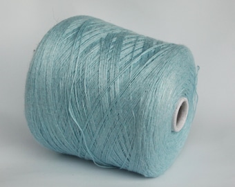 Linen / viscose yarn on cone, fingering / sock weight yarn for knitting, weaving and crochet, per 100g